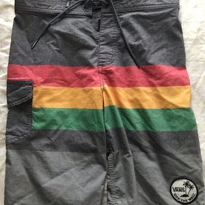 Vans boys board shorts size 14 EUC